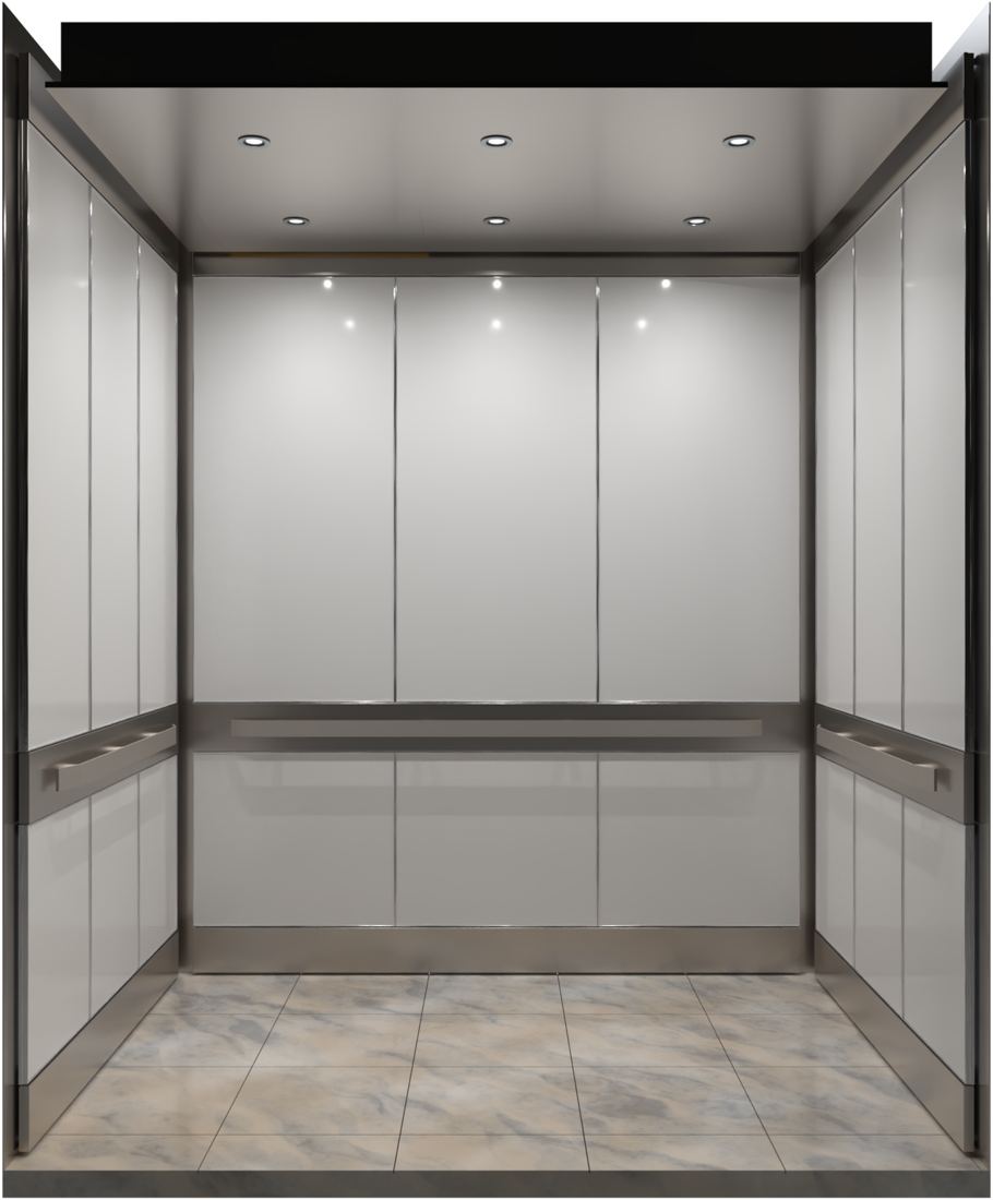 Elite configuration — Full-Height Vertical Panels · Chair Rail